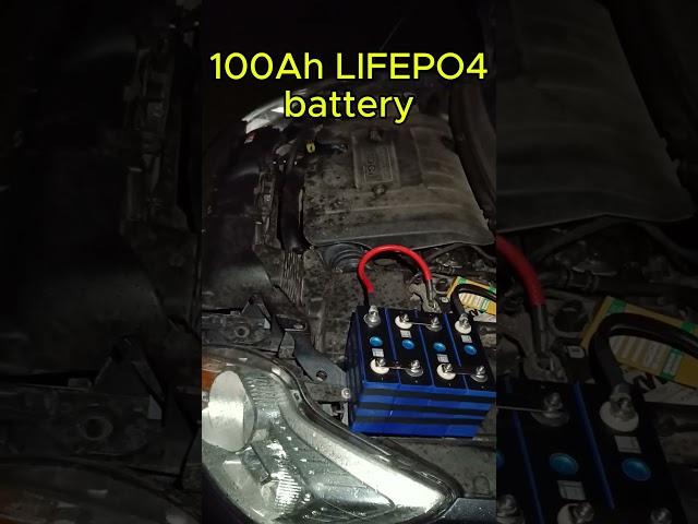 100Ah lifepo4 battery starting cold Diesel engines