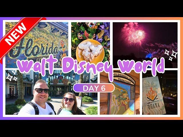 Exploring Disney World: Resorts, Beignets, Fireworks & Ohana Dinner!