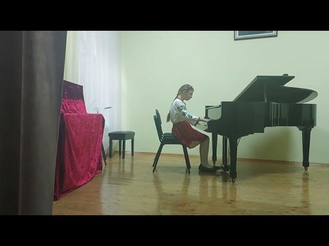 ОЙ у лузі червона калина (фортепіано)