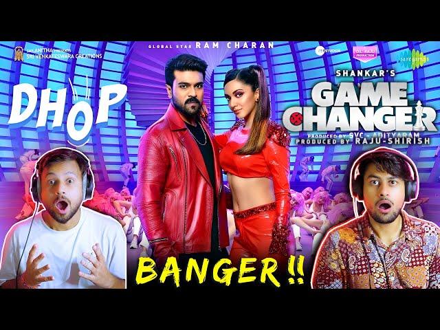 Dhop - Lyrical | Game Changer | Ram Charan, Kiara Advani | Thaman S | Reaction by The Reacting Bros