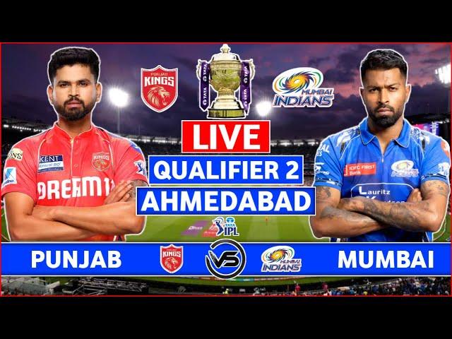 IPL Qualifier Live: Punjab Kings vs Mumbai Indians Live Match | PBKS vs MI Live Scores & Commentary