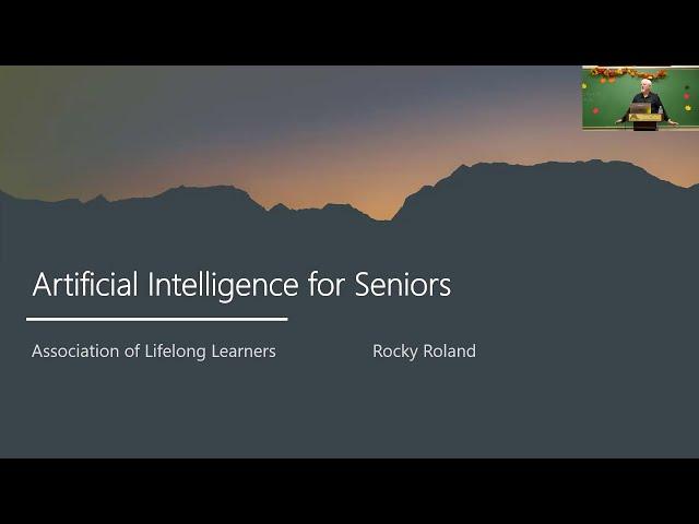 Artificial Intelligence (AI) for Seniors