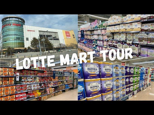 LOTTE MART TOUR  Korean Supermarket Tour