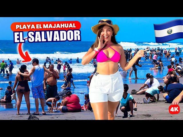 El Majahual Beach in El Salvador  The favorite of Salvadorans