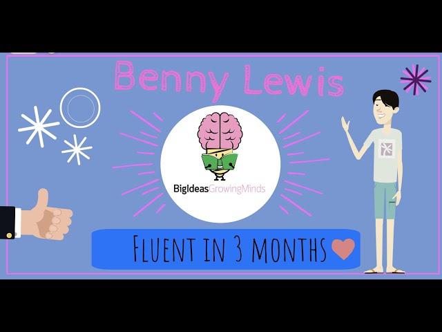 Fluent In 3 Months by Benny Lewis: Animated Summary