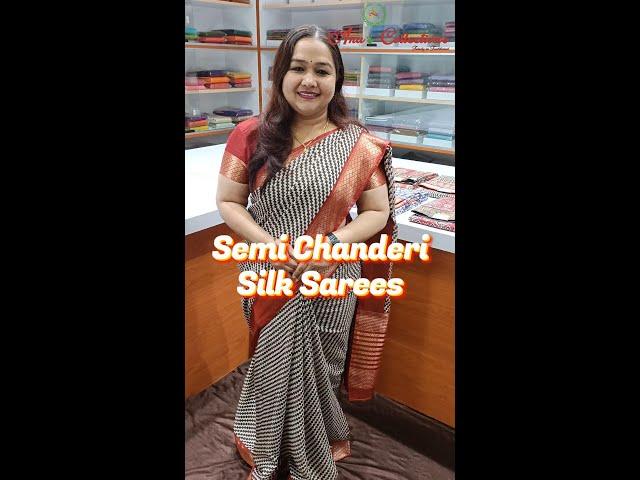 Semi Chanderi Silk Sarees | Rs.1150 | 03-Feb-2025 | AnuSCollections