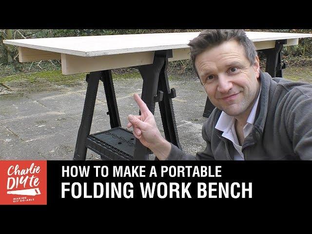 How to Make a Portable Folding Work Bench: Video #1 of 5