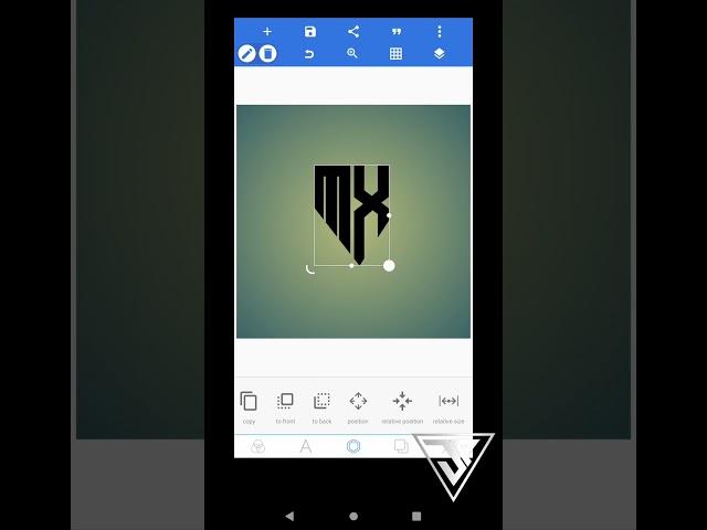 Monogram Logo Design in Pixellab