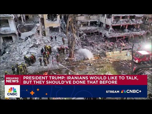 Iran asked Qatar, Saudi Arabia, Oman to ask Trump to press Israel to agree to immediate ceasefire