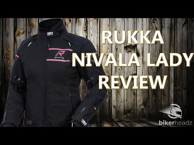 RUKKA Lady Nivala Laminated Motorcycle Jacket 4K Video