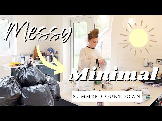 MESSY TO MINIMAL 2024  (realistic) | EXTREME DECLUTTER WITH ME  GETTING RID OF EVERYTHING I OWN! 