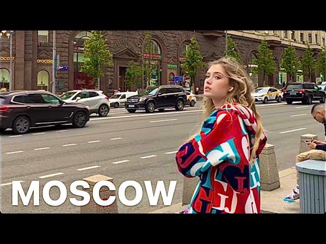 MOSCOW RUSSIA  / City Center Walking Tour / 4K UHD