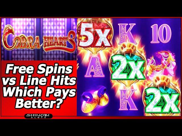 Cobra Hearts Slot - Free Spins Bonuses vs Line Hits: Which Pays Better?