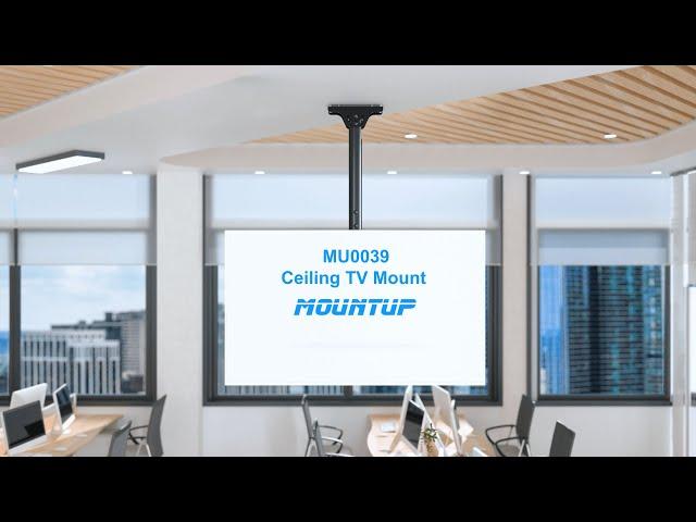 Full Motion Ceiling TV Mount for 24''-65'' TVs MU0039 from MOUNTUP