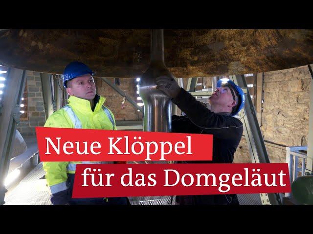 Glocken vom Domgeläut bekommen neue Klöppel: Einblick in die Arbeiten am Dom Paderborn