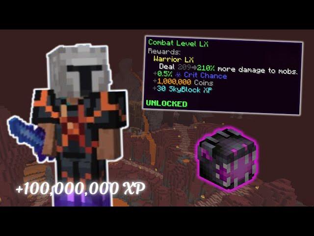 How I got to Combat 60.... (Hypixel Skyblock Movie)