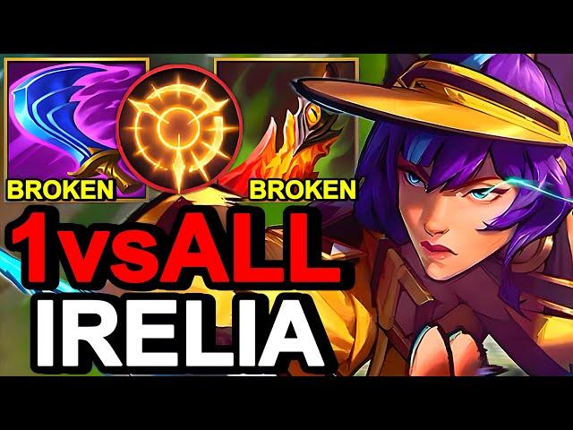 WILD RIFT CHINA TOP3 IRELIA TOP - 22KILL Solo Carry Irelia Build Runes - Challenger Rank Gameplay