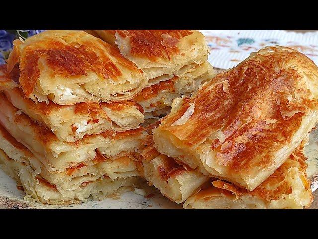 KAÇ TEPSİ YAPSANIZ HEPSİ FIRINDAN ÇIKTIĞI GİBİ BİTER  BÖREK TARİFİ‼️ KOLAY VE LEZZETLİ #asmr