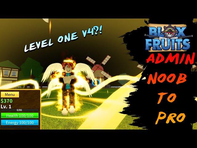 [STAT CODE] Admin NOOB to PRO using V4 | Blox Fruits