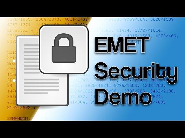 Security Demo - How EMET 4.1 can secure your Windows OS