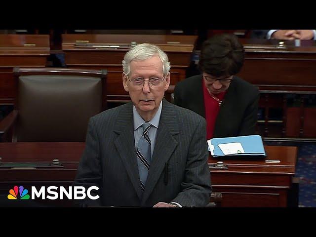 Mitch McConnell announces he will step down as GOP leader