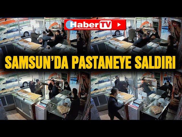 Samsun'da pastaneye saldırı - Samsun Haber - Samsun Haber Gazetesi