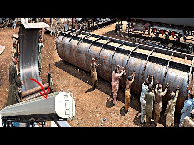 Process of Building 50,000 Liter Massive Oil Tank