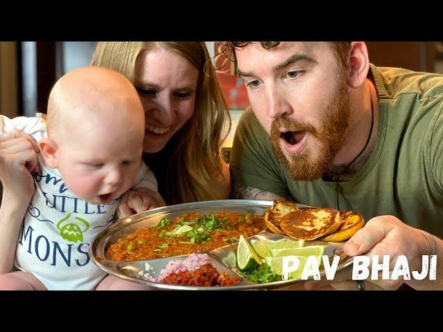 We Made Pav Bhaji!! | Mumbai Street Food