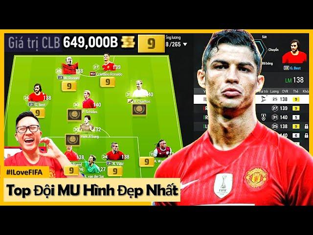 Khám Phá Top Đội Hình MU Đẹp Nhất FC Online 2024: 650.000 Tỷ GTĐH Với C. RONALDO WC +9