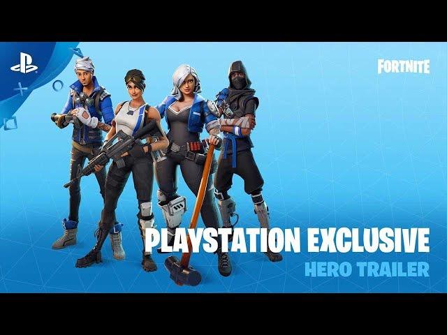 Fortnite – PlayStation Exclusive Hero Trailer | PS4