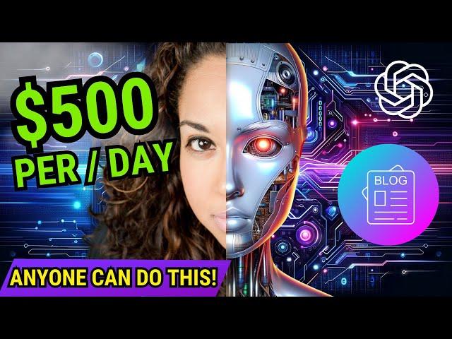 Make $500 a Day in 20 Minutes with AI Side Hustle [Step-by-Step Tutorial]