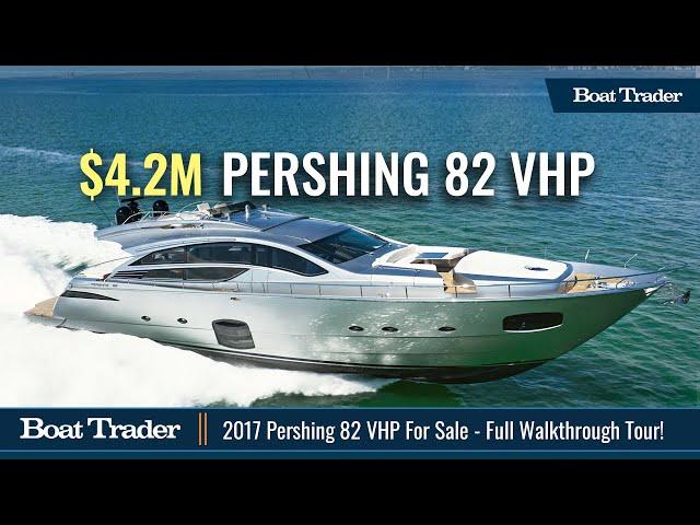 Luxury $4.2M Pershing 82 VHP For Sale On Boat Trader!