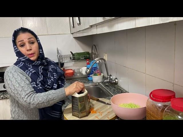 افطاری روز ششم و اماده نمودن یک غذای اسان و متنوع