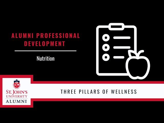 Three Pillars of Wellness: Nutrition