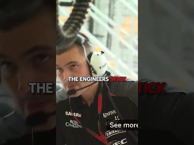 How does an F1 car start