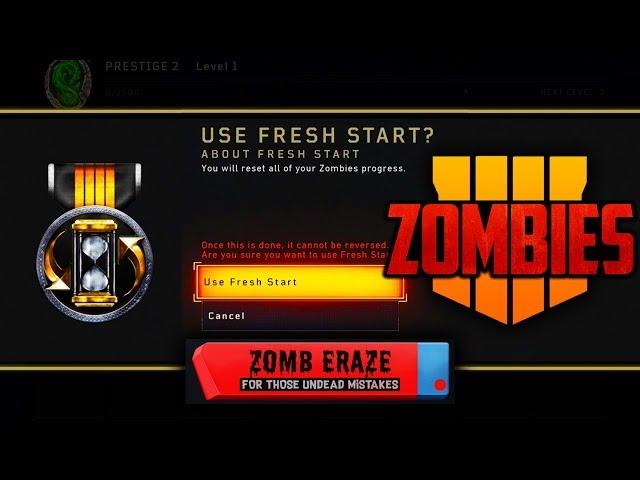 FRESH START! - Black Ops 4 Zombies Stats Reset! (SECRET CALLING CARD)