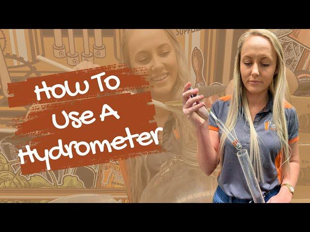 How to use a hydrometer. Home brewing beer.