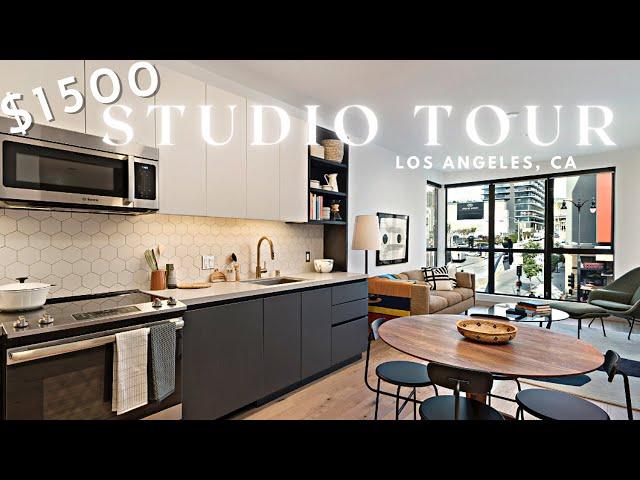 Inside a CHEAP $1500 Vintage LA Studio Apartment Tour *touring 3 apartments in Los Angeles*