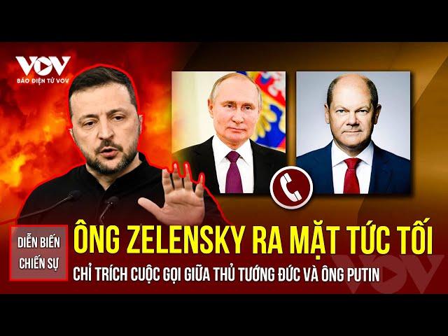 Diễn biến chiến sự 16/11: Ông Zelensky ra mặt chỉ trích cuộc gọi giữa Thủ tướng Đức và ông Putin