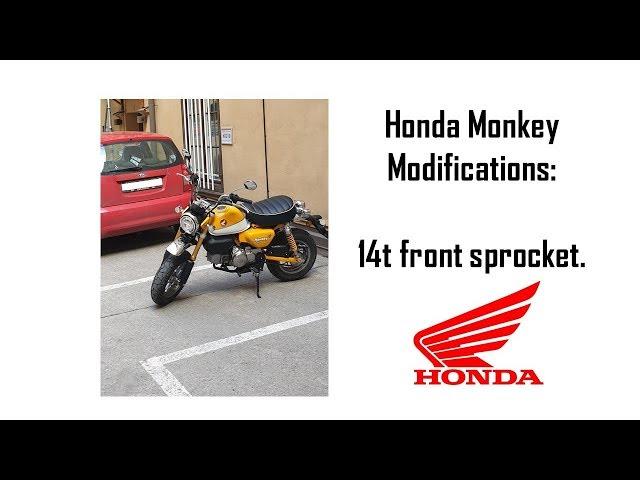 Honda Monkey modifications: Should you change to a 14t front sprocket?