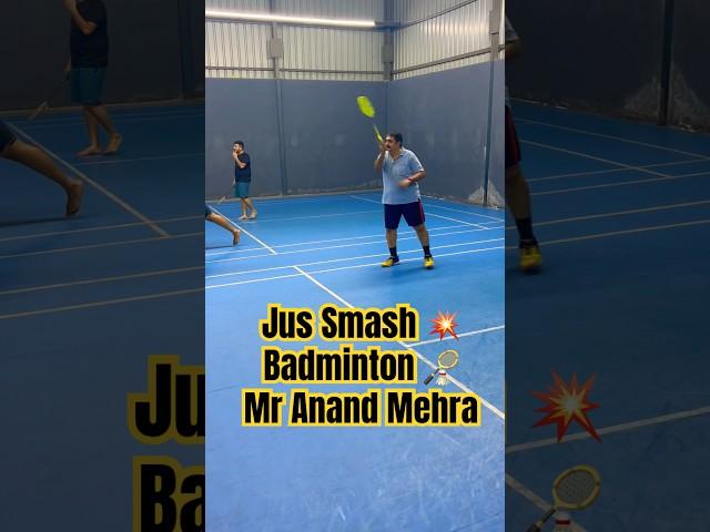 Jus Smash by Mr Anand Mehra #badminton #badmintontips #badmintonlovers #badmintontraining chennai