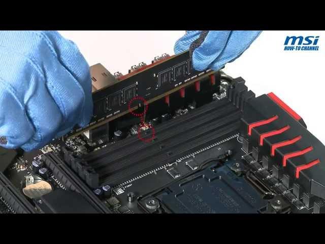 MSI® HOW-TO install DDR4 memory