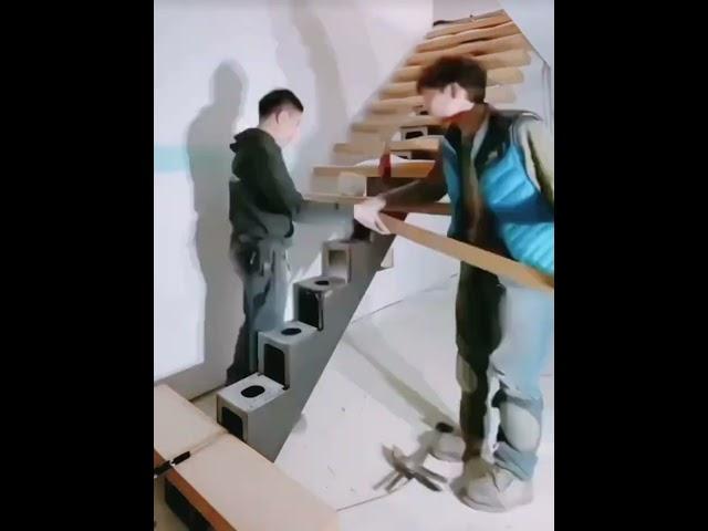 quick and simple ladder making #construction #viralvideo #shorts #ladder