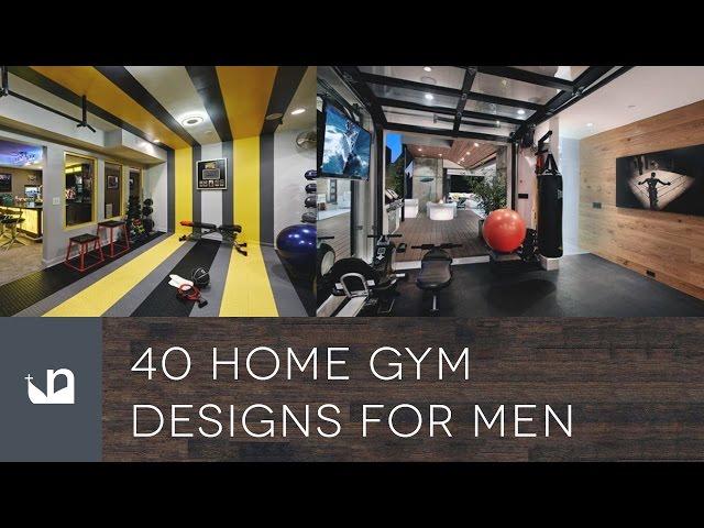 40 Private Home Gym Designs For Men