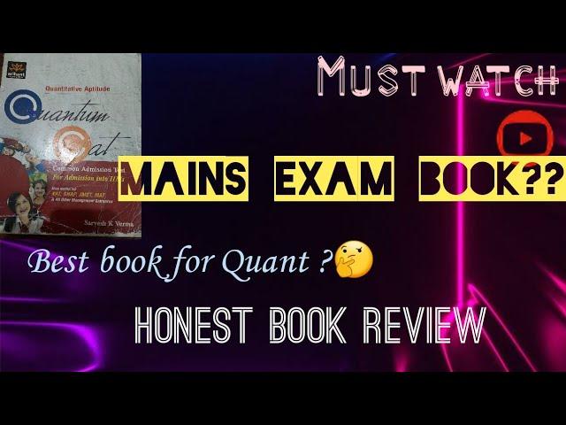 Quantum Cat -Sarvesh k. Verma( Arihant publication)// Book review //banks main exam book
