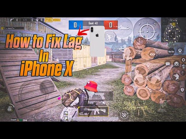 How to Fix Lag ON iPhone X  6’6s’7’7plus’ iPhone 8 PUBG MOBILE|RUN PUBG SMOOTH 