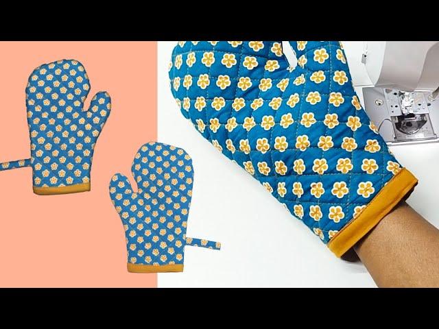 Oven Mitt Tutorial | How To Sew Kitchen Gloves