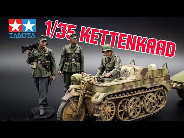 Tamiya 1/35 Kettenkraftrad and Figures | New Tool | Full Build