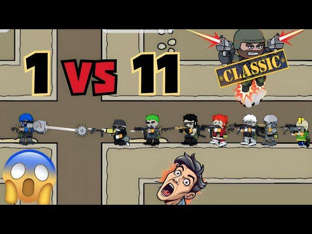 1vs11Hardest Gameplay Ever In Mini Militia