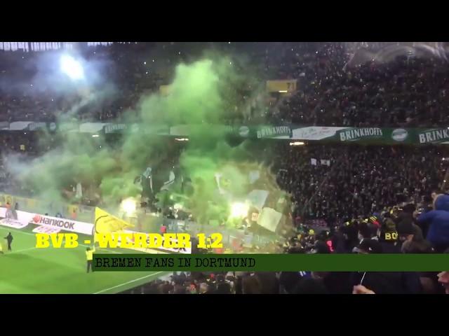 BVB vs. Werder, Bremen Fans in Dortmund 2017